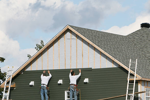 Professional Siding Contractor technician working in Greenville, GA